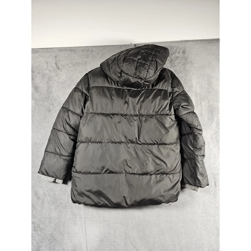 Michael Kors Girls Down Jacket Black‎ Puffer Coat 8 Hooded Full-Zip Lightweight